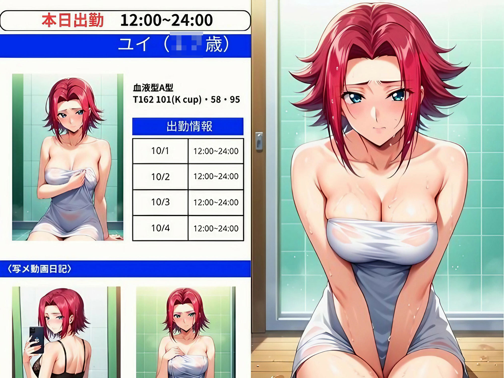 サンプル画像4:CLUB美少女ヒロイン 極上美少女による最高級ソープサービス(えち詩人) [d_451575]