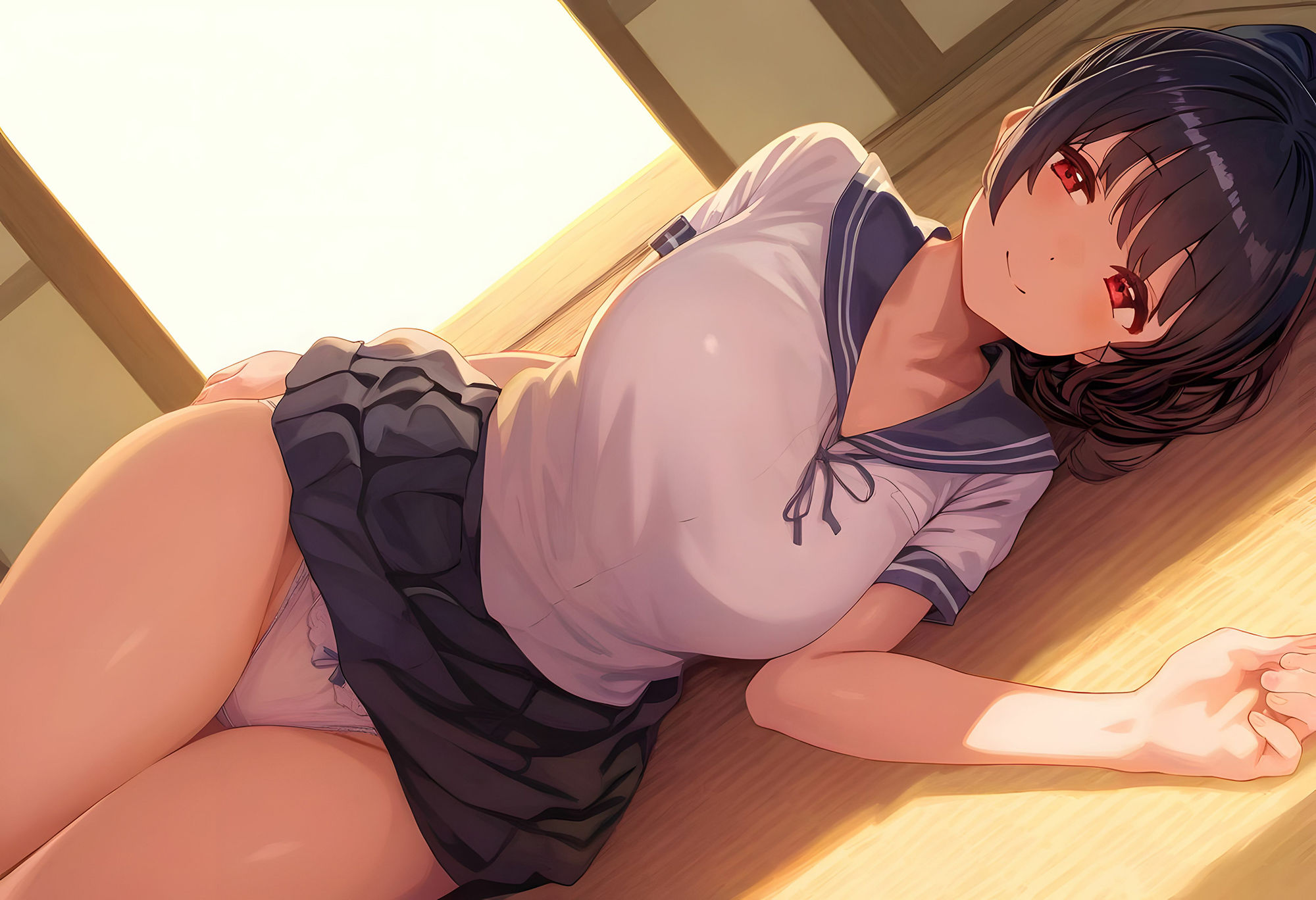 サンプル画像6:制服JKの秘密〜アンタの好きなだけ膣内射精させてあげる4〜(流星ヒロインズ) [d_451601]