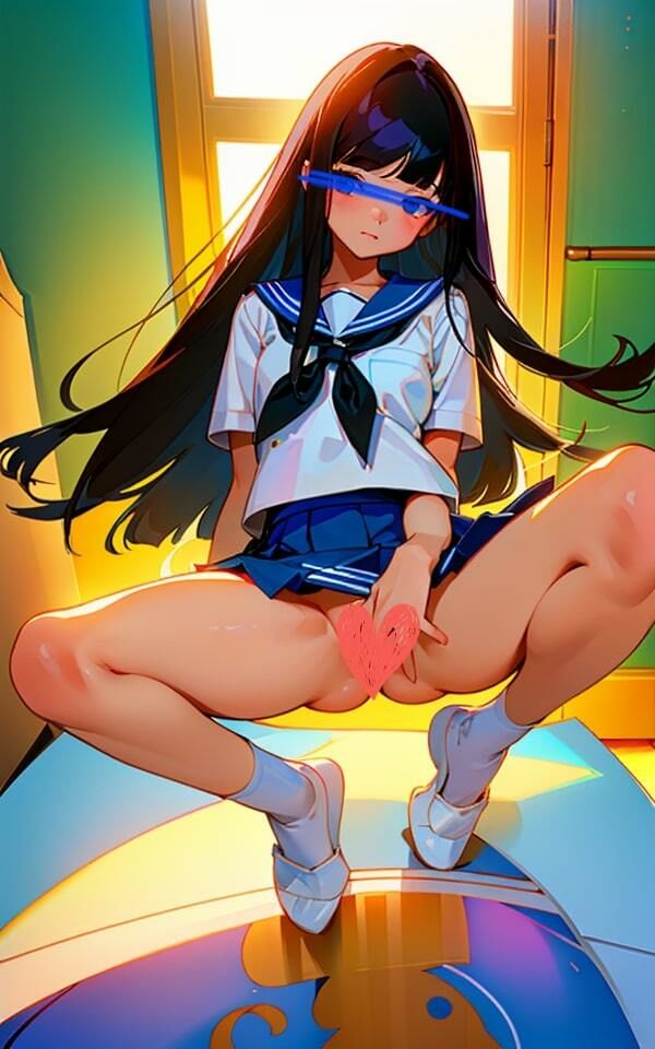 サンプル画像1:私のサーモンピンク見てみる？(ジューシーマンゴー) [d_451632]