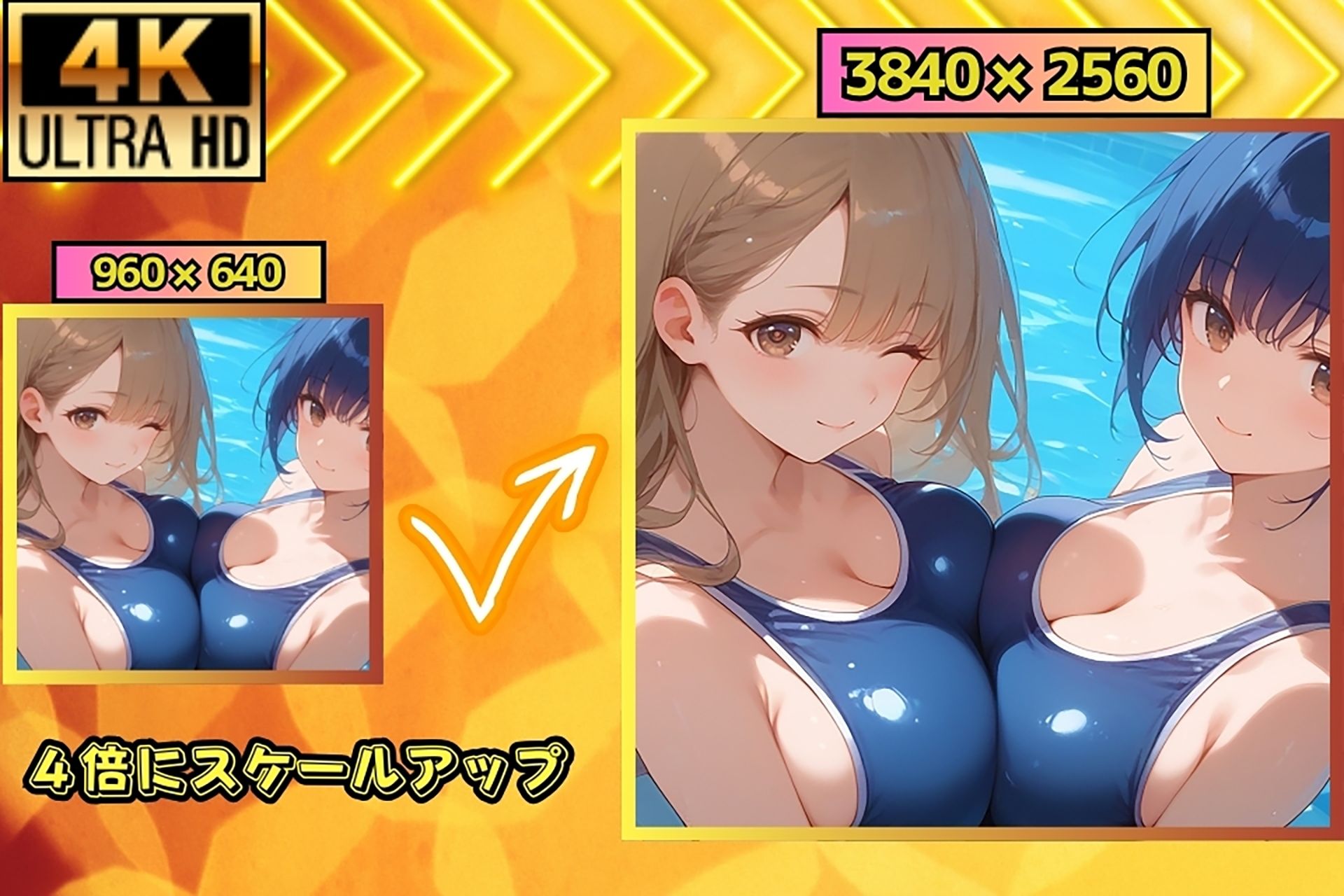 サンプル画像3:女子だらけの学園生活 ハーレム部活動〜水泳部編〜(ハーレム天国) [d_451651]