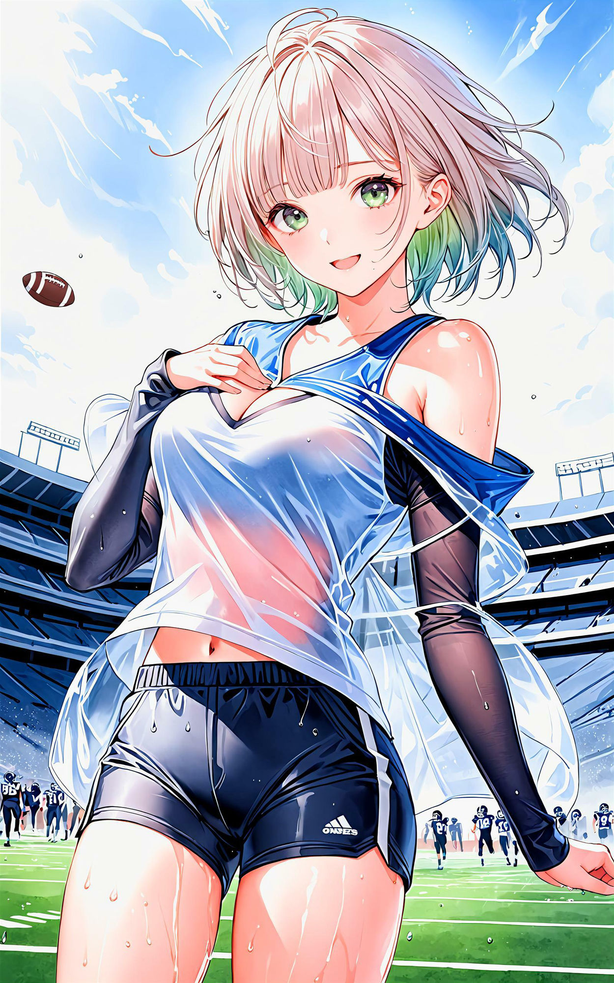 サンプル画像1:エチエチアメフト部 アメフト部キャプテンのエチエチフォーメーション！ vol.2(BETA) [d_451652]