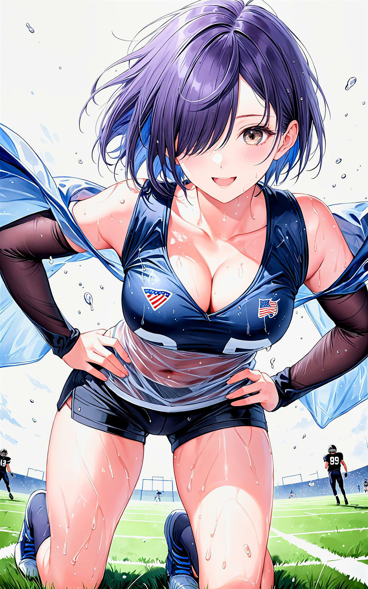 サンプル画像3:エチエチアメフト部 アメフト部キャプテンのエチエチフォーメーション！ vol.2(BETA) [d_451652]