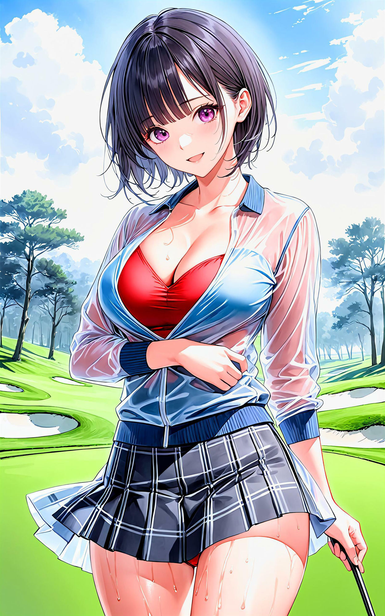 サンプル画像1:エチエチゴルフ部 ゴルフ部のエースが俺にだけ教える秘密のスイング！ vol.2(BETA) [d_451654]