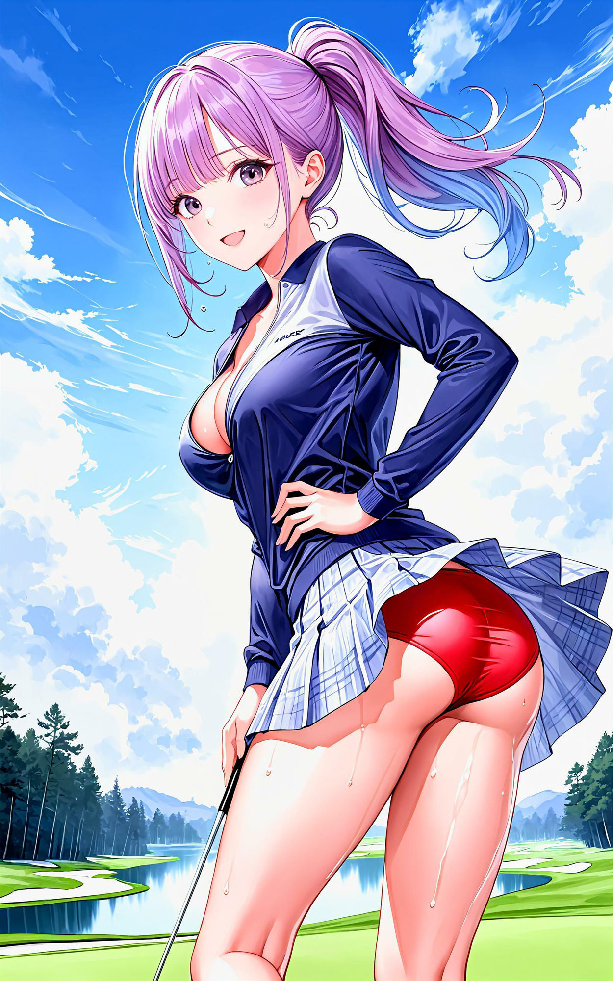 サンプル画像2:エチエチゴルフ部 ゴルフ部のエースが俺にだけ教える秘密のスイング！ vol.2(BETA) [d_451654]