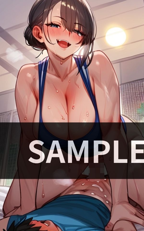 サンプル画像4:総合格闘技ジム 女性コーチが強すぎて 毎日犯●れました。(セクシングリーン) [d_451753]