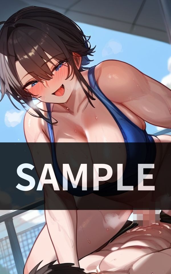 サンプル画像5:総合格闘技ジム 女性コーチが強すぎて 毎日犯●れました。(セクシングリーン) [d_451753]