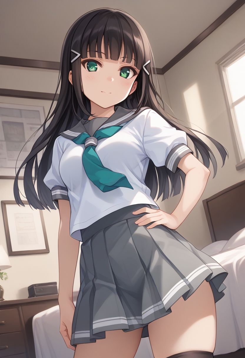 サンプル画像1:ラブラ○ブ！サンシャイン！！ 黒○ダイヤ エロCG集(aiどる) [d_451872]