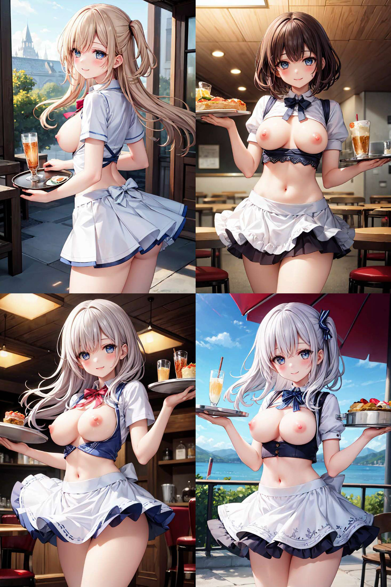 サンプル画像1:おっぱいウエイトレス(AIおぱいん屋) [d_451931]