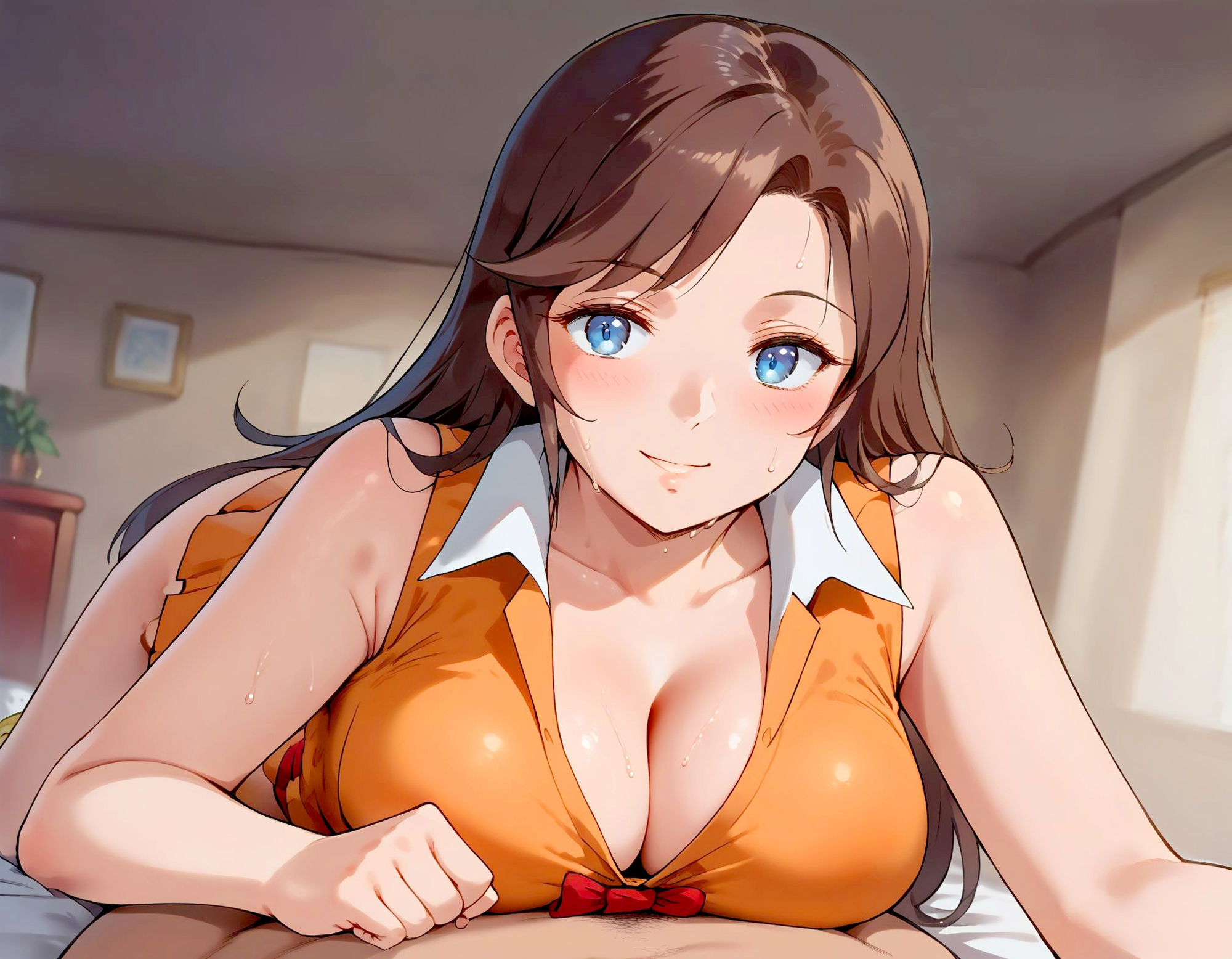 サンプル画像5:【ライディーン】更衣室でハメ撮りされるマリ(AI破壊神) [d_451980]