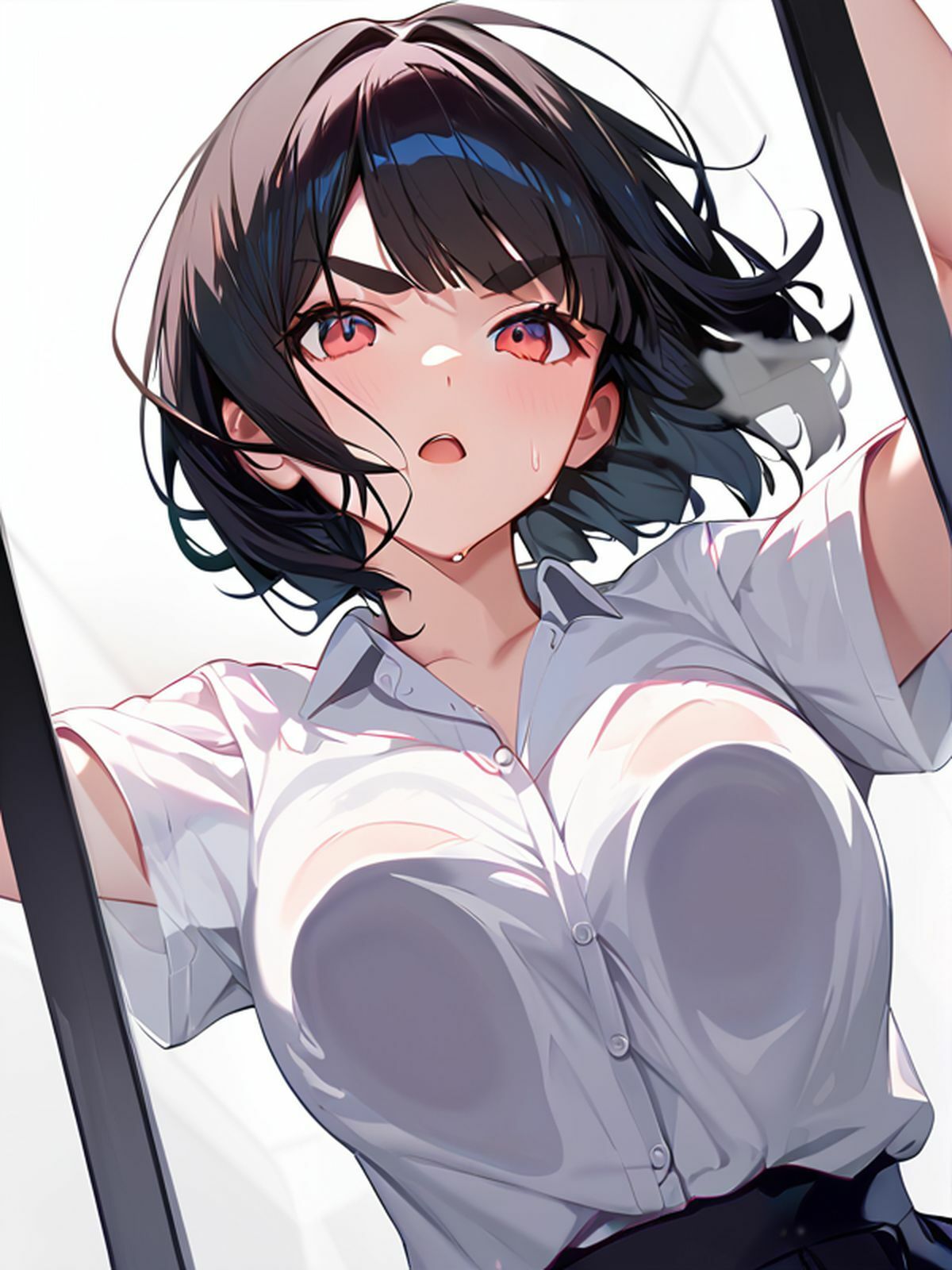 サンプル画像1:乳ワイパーに魅せられて〜着衣＆見えてる編〜 フェティッシュ宣言（6）(ailoveproject) [d_452033]