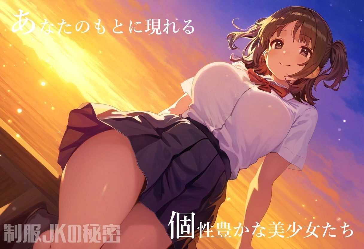 サンプル画像1:制服JKの秘密〜あなた専用のおま〇こにしてください4〜(オリオンオニオン) [d_452051]