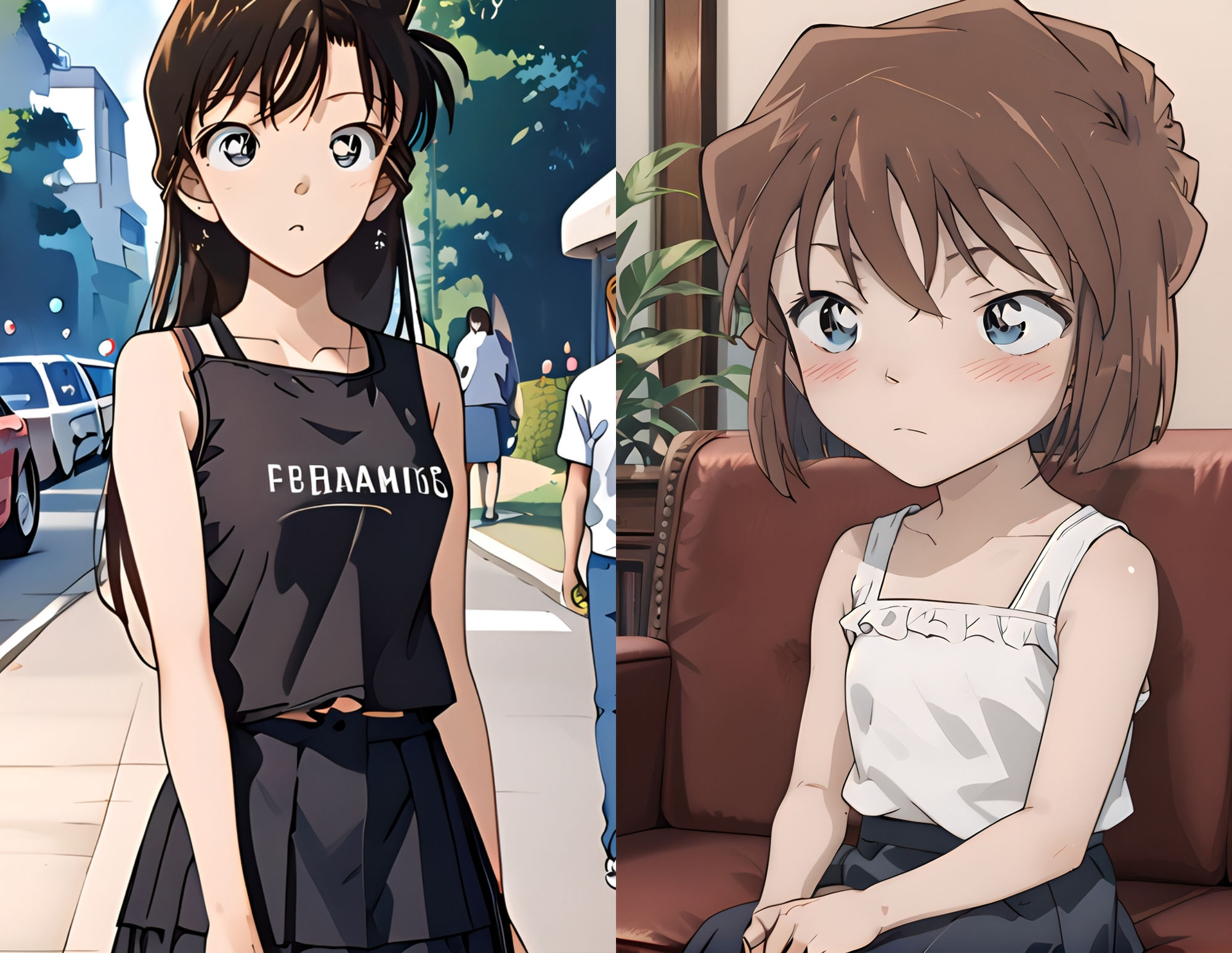 サンプル画像1:名探偵コ〇ン 調教おじさんに敗北し心も体も支配 灰原・蘭(縛り屋) [d_452064]