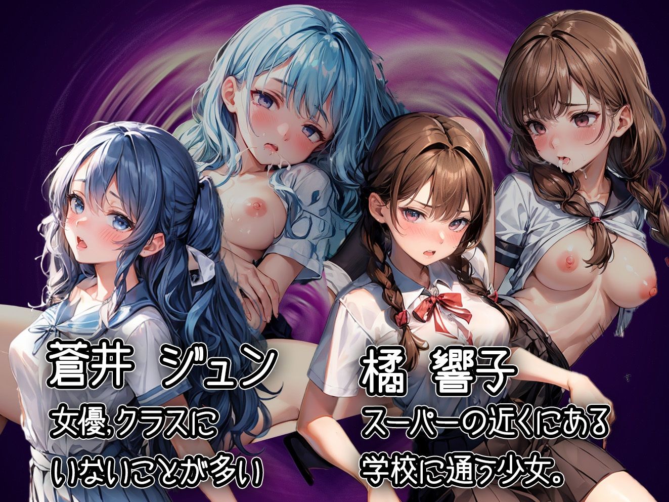 サンプル画像4:11人の女子校生を催●アプリで洗脳支配して中出ししまくる総集編【セリフ付き】(aiもみむ出版) [d_452088]