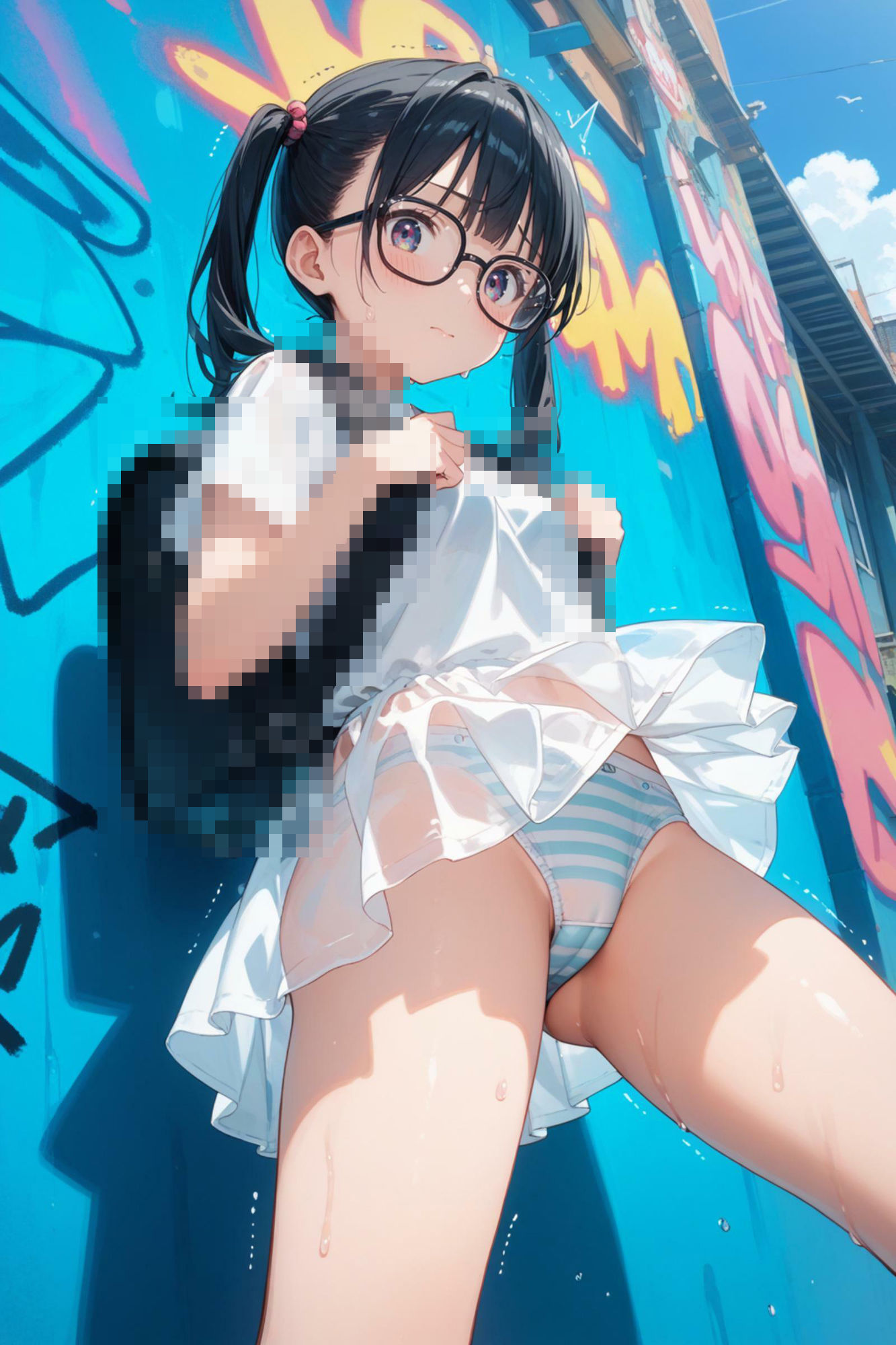 サンプル画像1:【500枚】眼鏡パンツ(spoit) [d_452096]