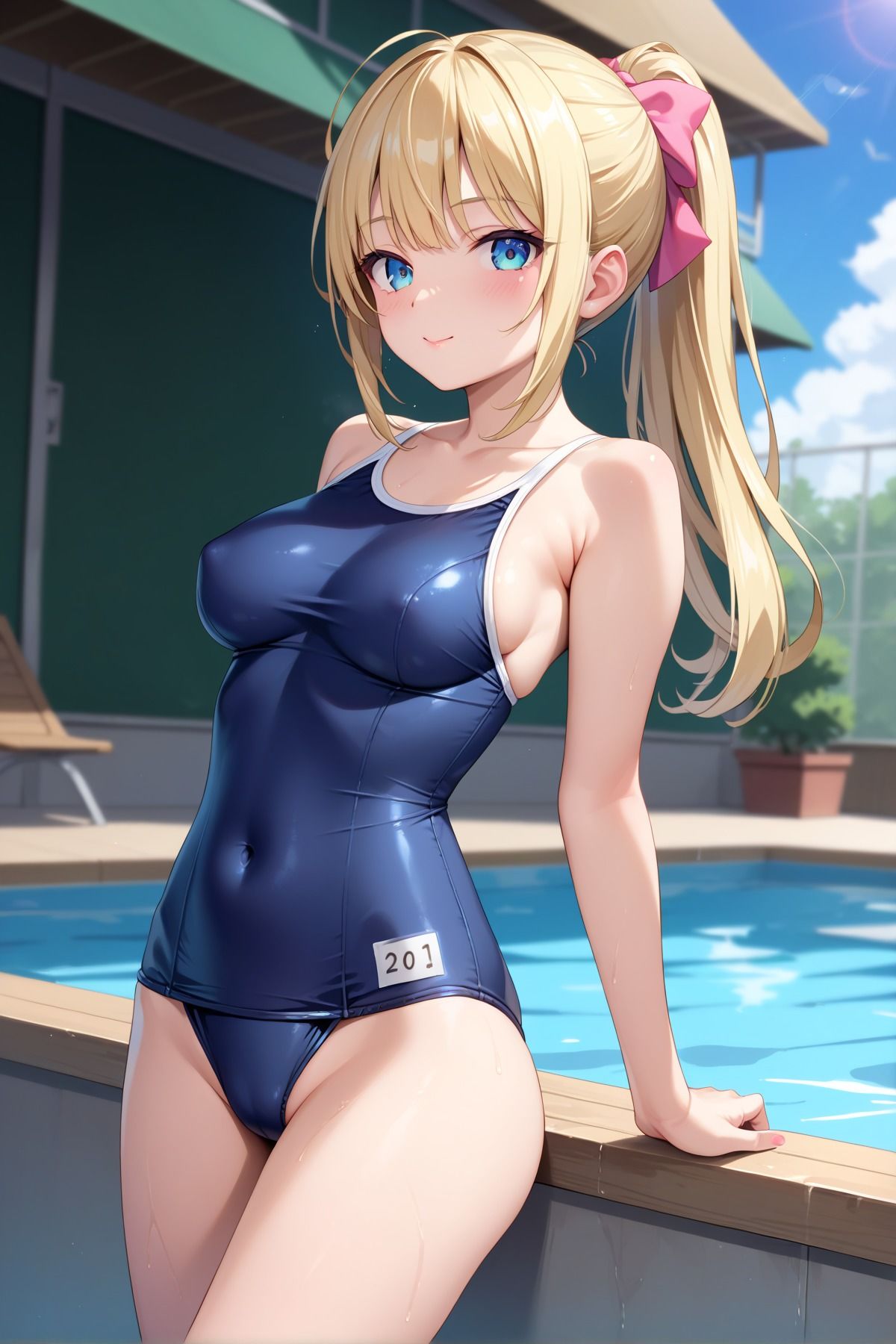 サンプル画像5:金髪制服少女の学園生活(はちのじ堂) [d_452107]