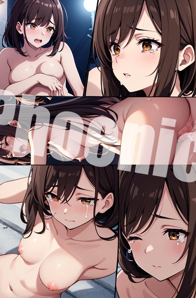 サンプル画像4:ノーブラ系Youxxxer 深夜散歩 AI NUDE PHOTO GRAVURE(Phoenico) [d_452135]