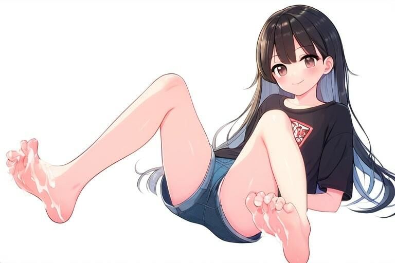 サンプル画像4:優しい女の子に踏んでもらう〜足コキぶっかけ〜(晴耕雨読) [d_452158]