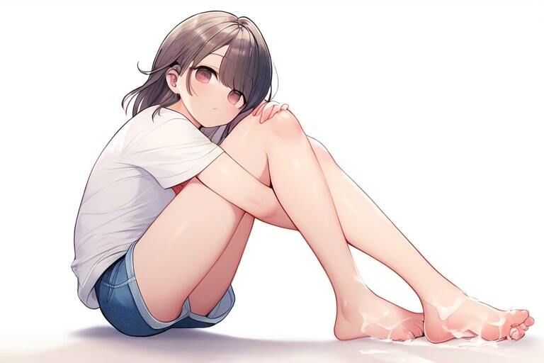 サンプル画像5:優しい女の子に踏んでもらう〜足コキぶっかけ〜(晴耕雨読) [d_452158]