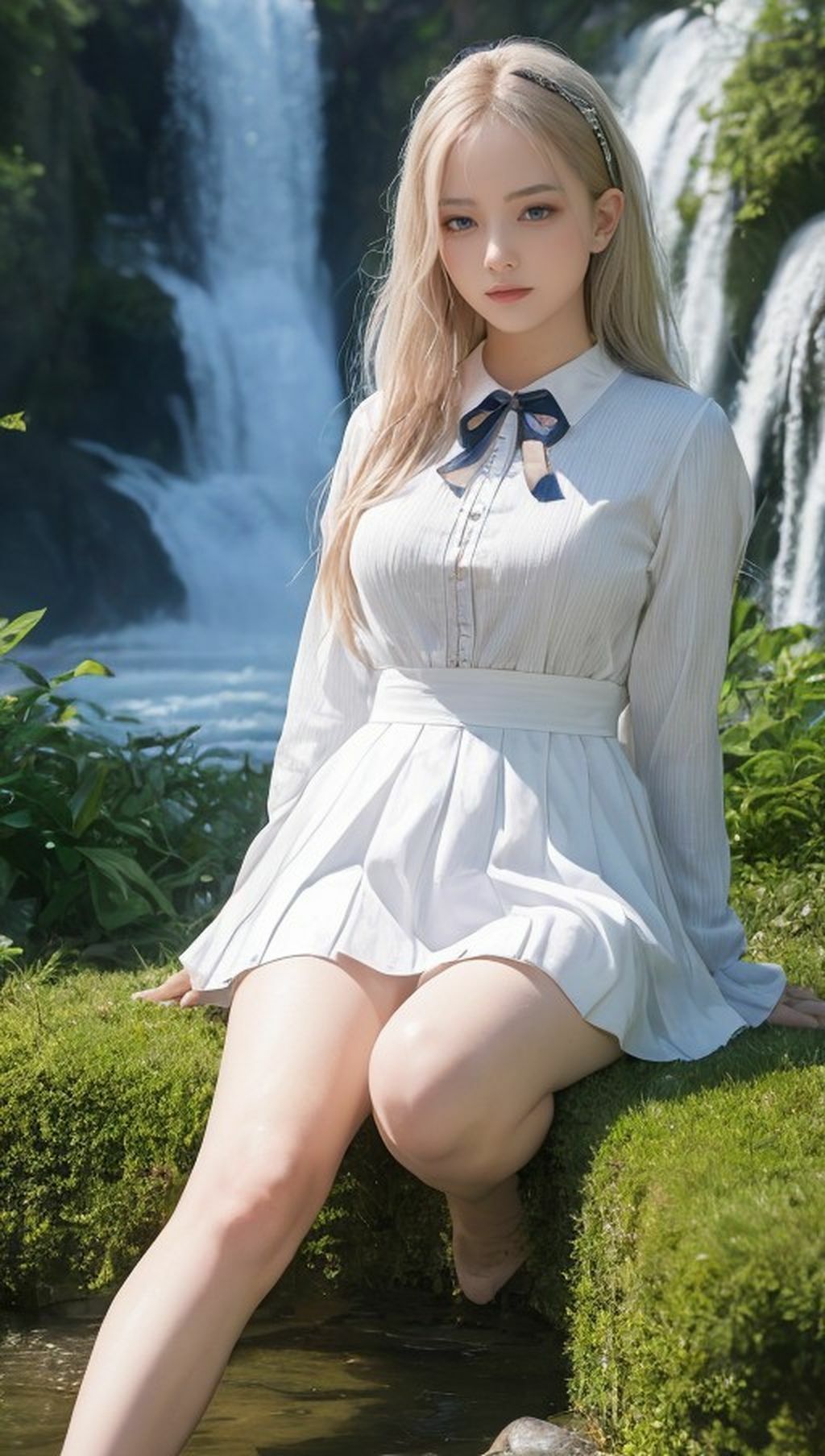 サンプル画像1:ワンダーランドガーデンコスでパシャリ写真集(666のAI美女倶楽部) [d_452169]