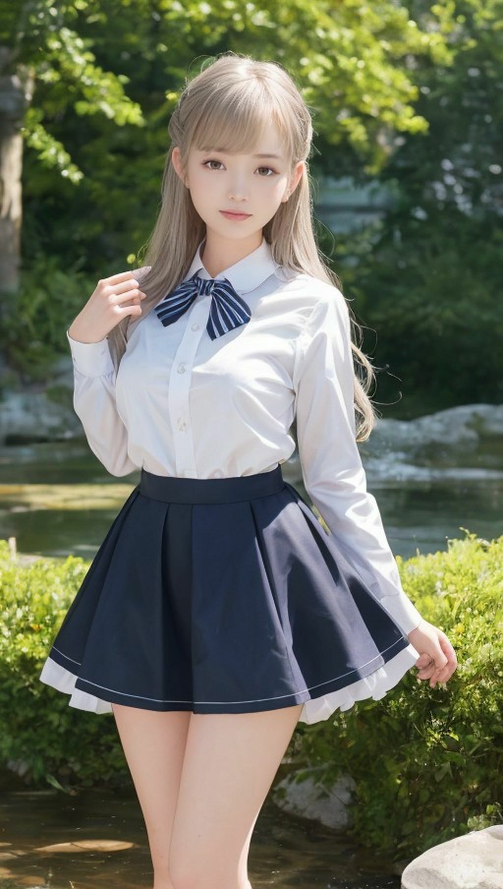 サンプル画像2:ワンダーランドガーデンコスでパシャリ写真集(666のAI美女倶楽部) [d_452169]