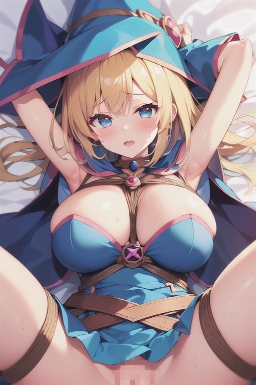 サンプル画像1:罠カードオープン！ブラックマシジャンガール捕縛！(茶碗蒸し先生) [d_452176]