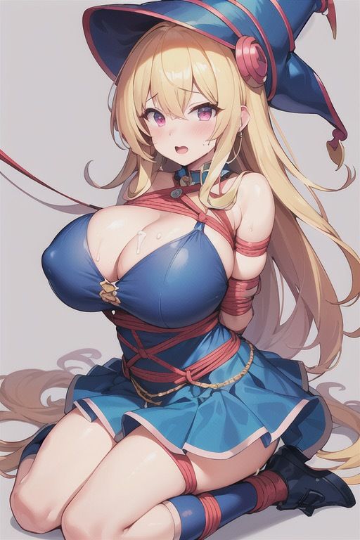 サンプル画像2:罠カードオープン！ブラックマシジャンガール捕縛！(茶碗蒸し先生) [d_452176]