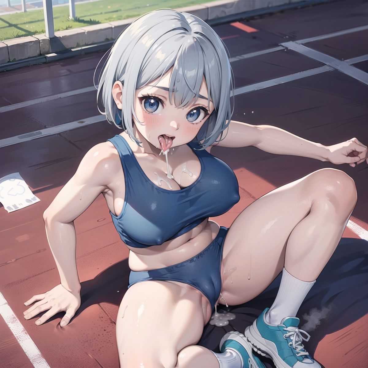 【vol.3】陸上女子のナイショの居残り指導のサンプル画像 6