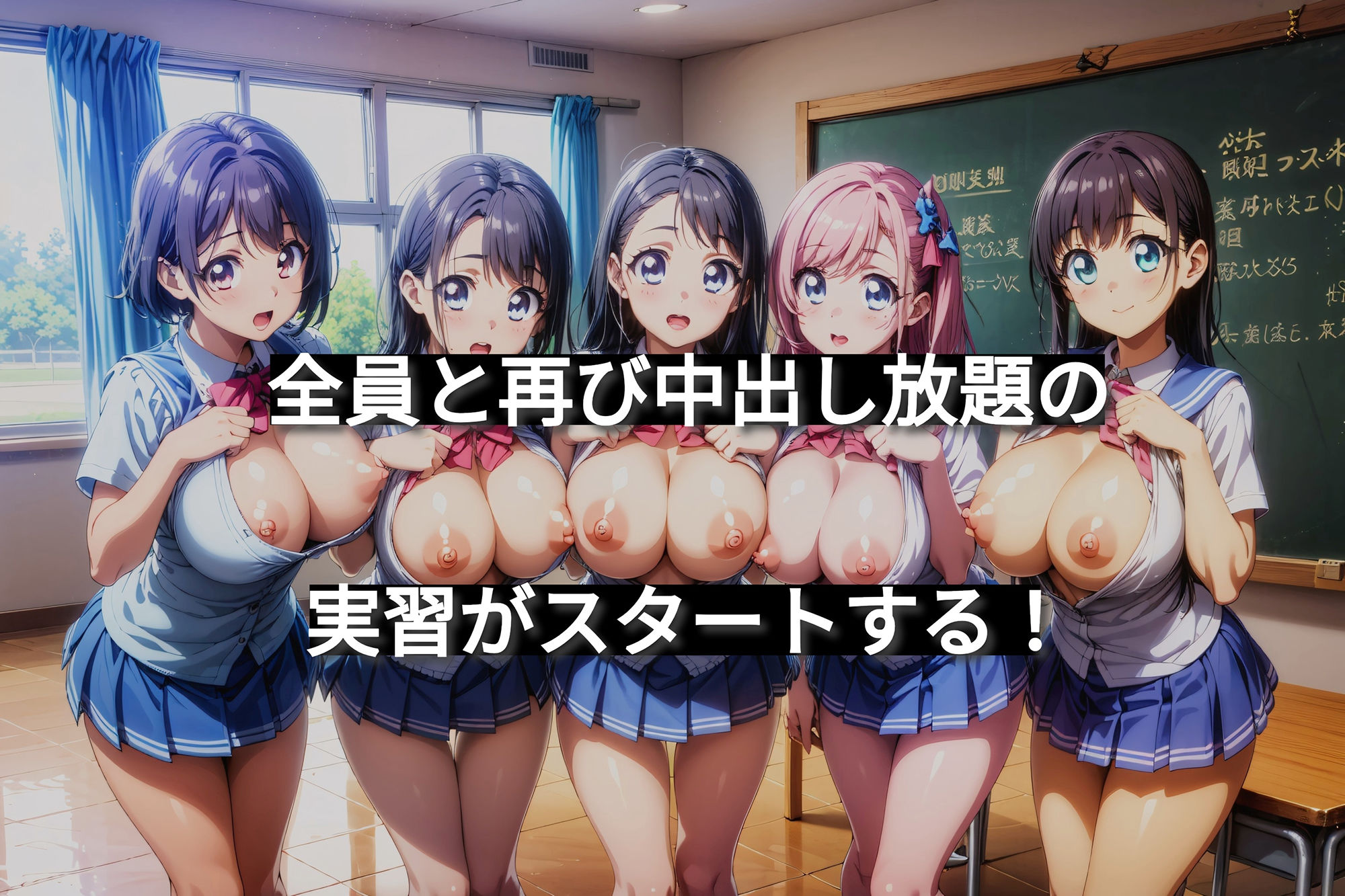 サンプル画像2:New制服美少女 子作り実習！？Part2(Pretty Sushi Girls) [d_452253]