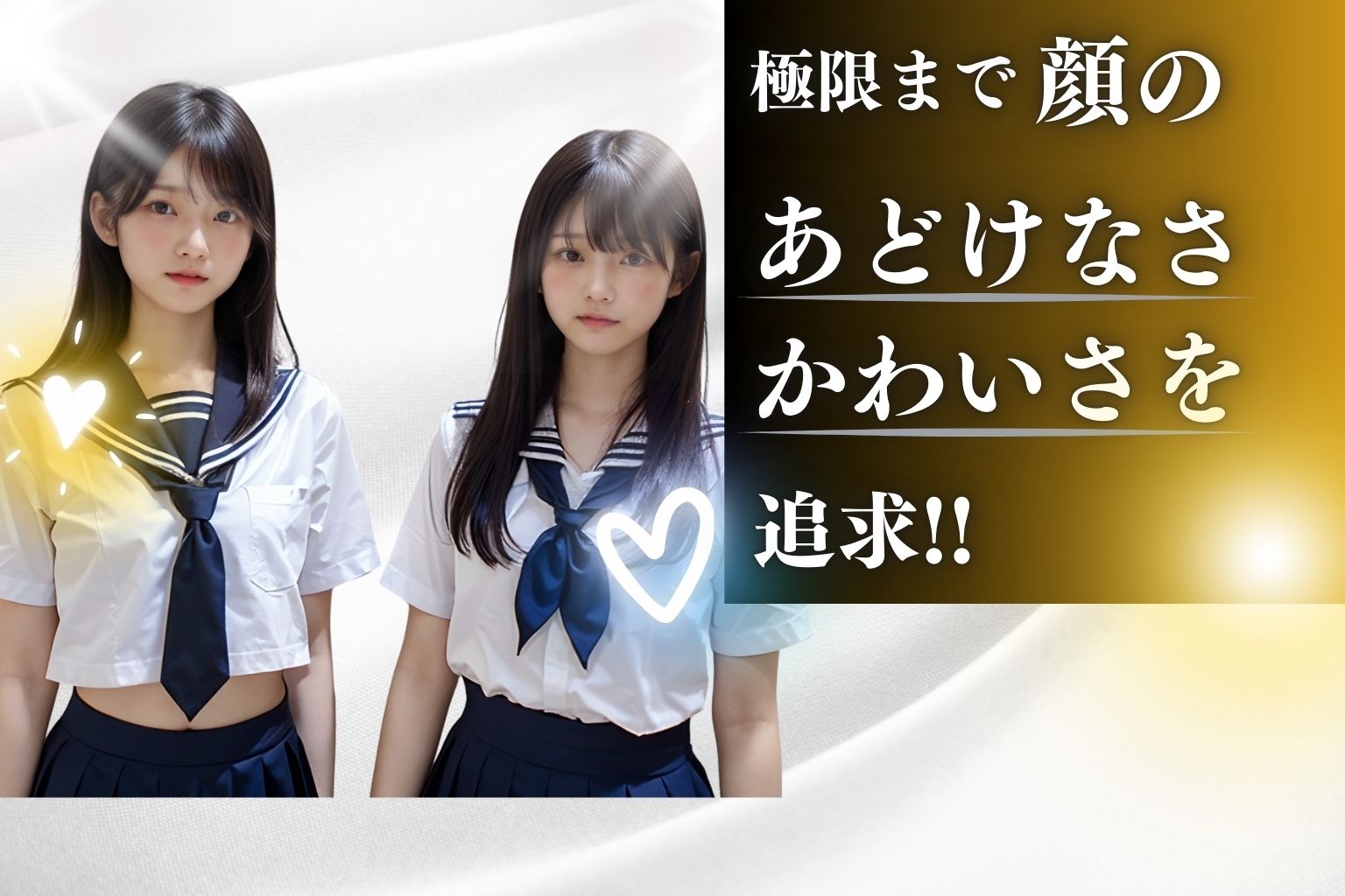 サンプル画像1:姉妹女子校生に囲まれて(ジブン) [d_452257]