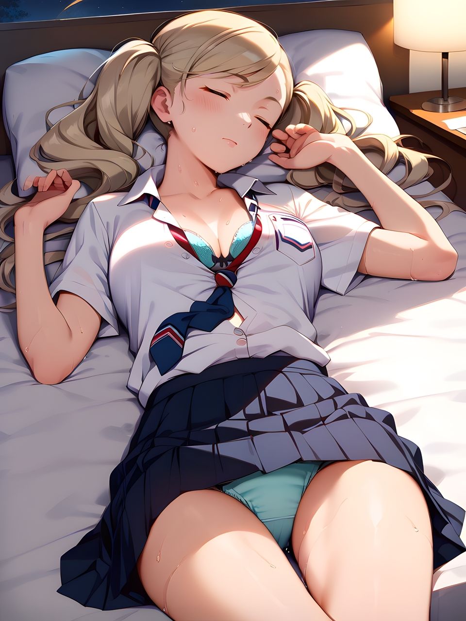 サンプル画像2:街でナンパしたゲームキャラ風高●生を堕としてやった！(AI普及委員二番) [d_452273]