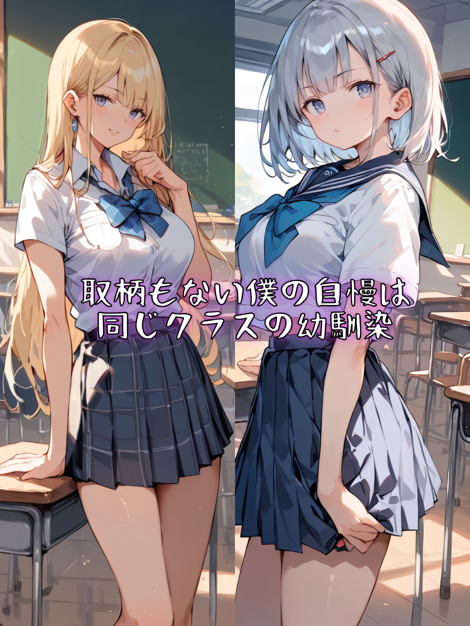 サンプル画像1:学園トップの淫乱女子は僕の幼馴染でした(ぱにっく天国) [d_452284]