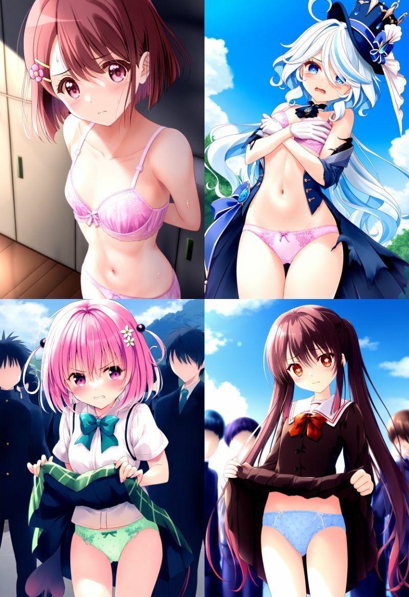 サンプル画像2:恥じらう少女達 6(羞恥なぴのぴのや) [d_452303]