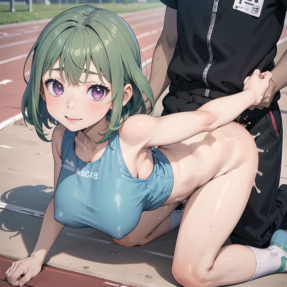 サンプル画像4:【vol.4】陸上女子のナイショの居残り指導(にくどんぶり侍) [d_452370]