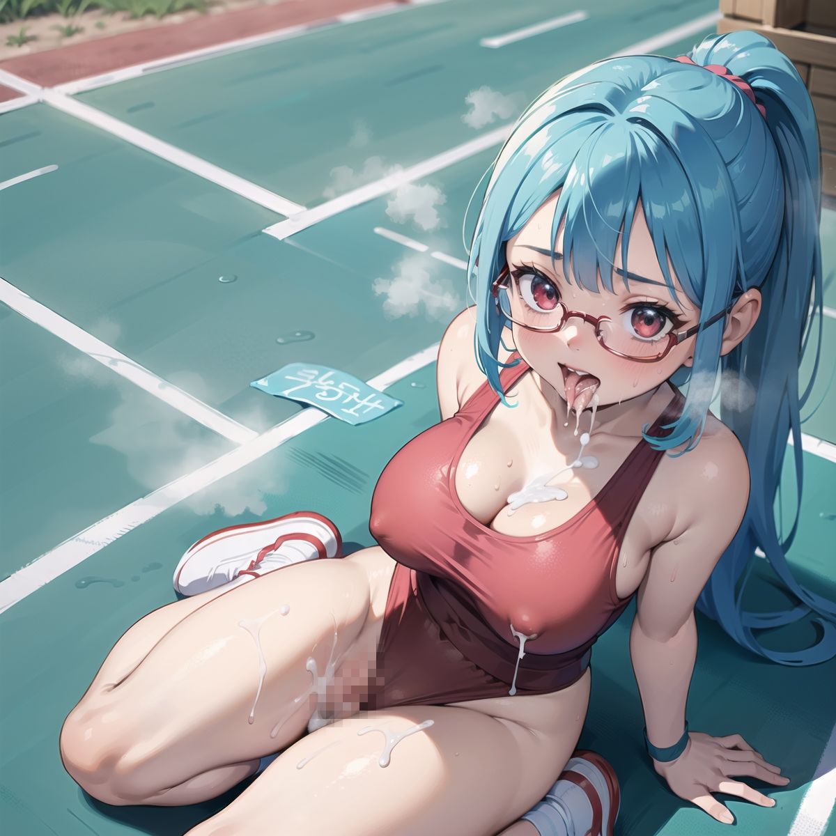 【vol.9】陸上女子のナイショの居残り指導のサンプル画像 6