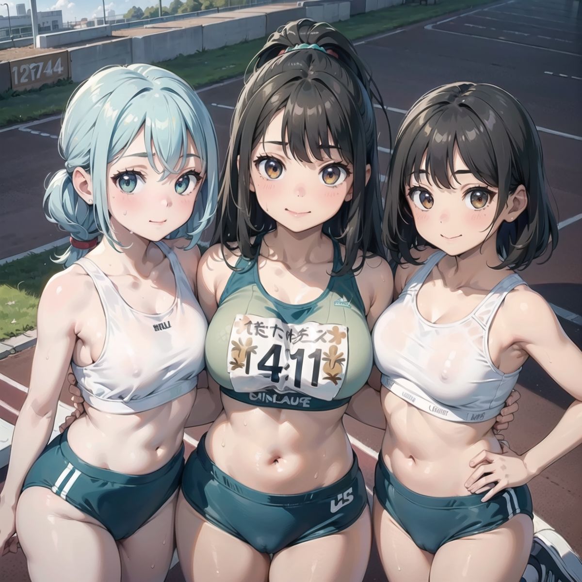 【vol.10】陸上女子のナイショの居残り指導のサンプル画像 6