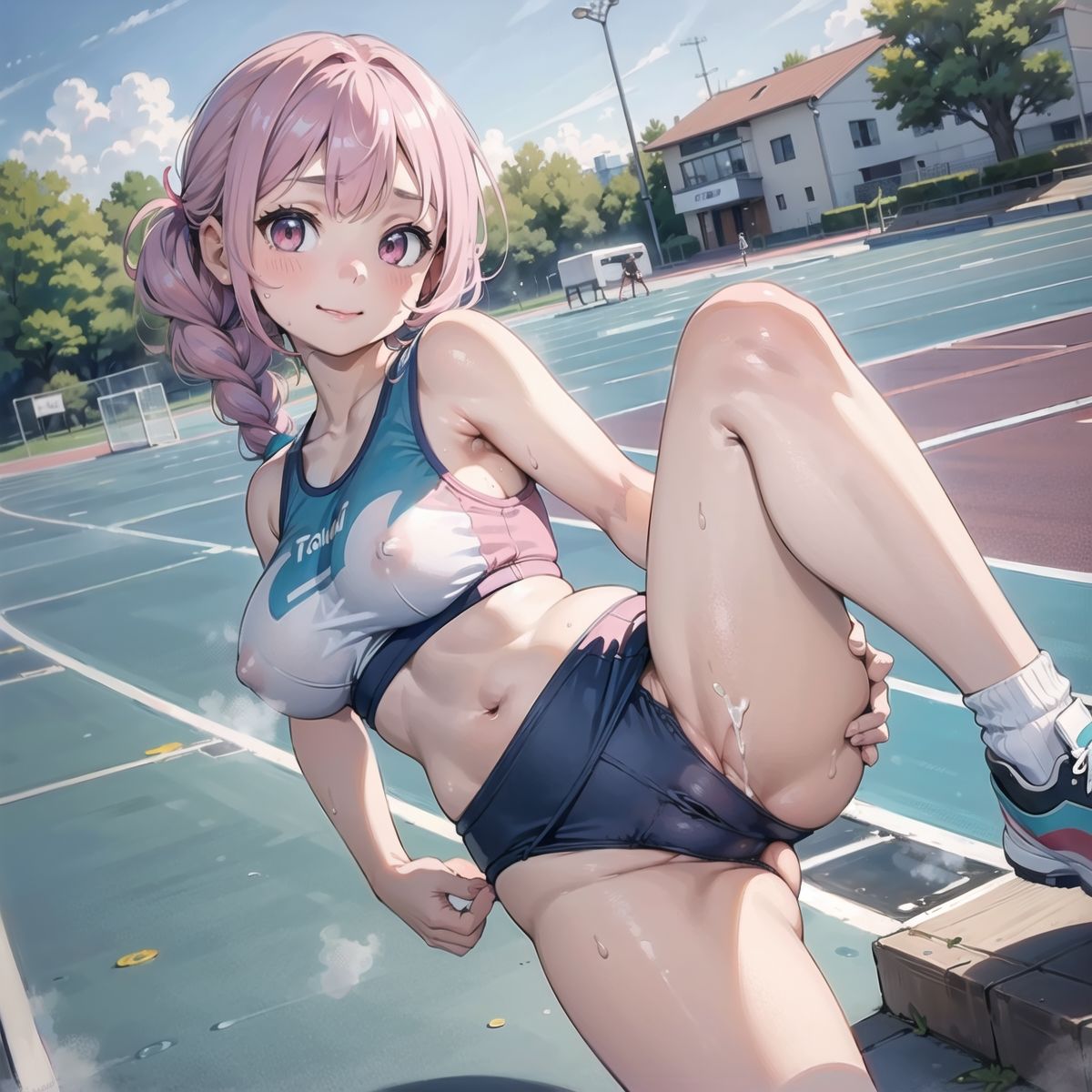 サンプル画像5:【vol.12】陸上女子のナイショの居残り指導(にくどんぶり侍) [d_452400]