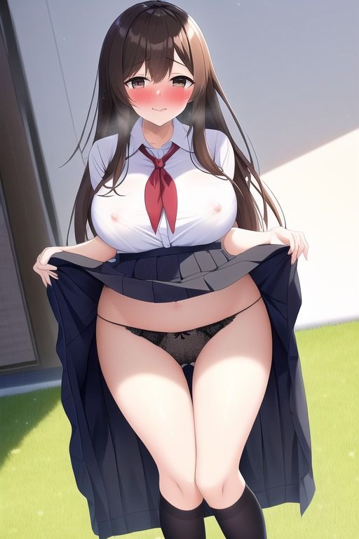 サンプル画像6:女子〇生の恥ずかしいガニ股しゃがみ(潮吹きジョニー) [d_452413]