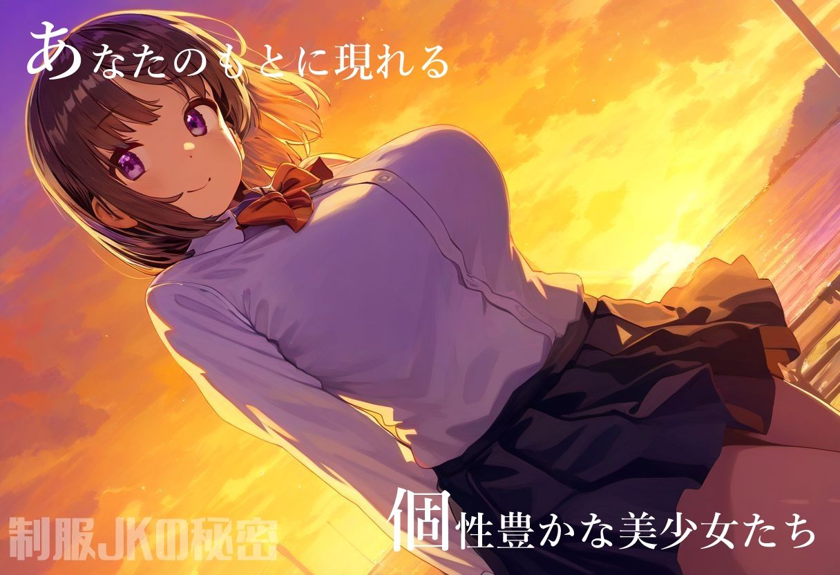 サンプル画像1:制服JKの秘密〜キミの精子、こってりしぼり取っちゃうぞ4〜(青天の霹靂) [d_452450]