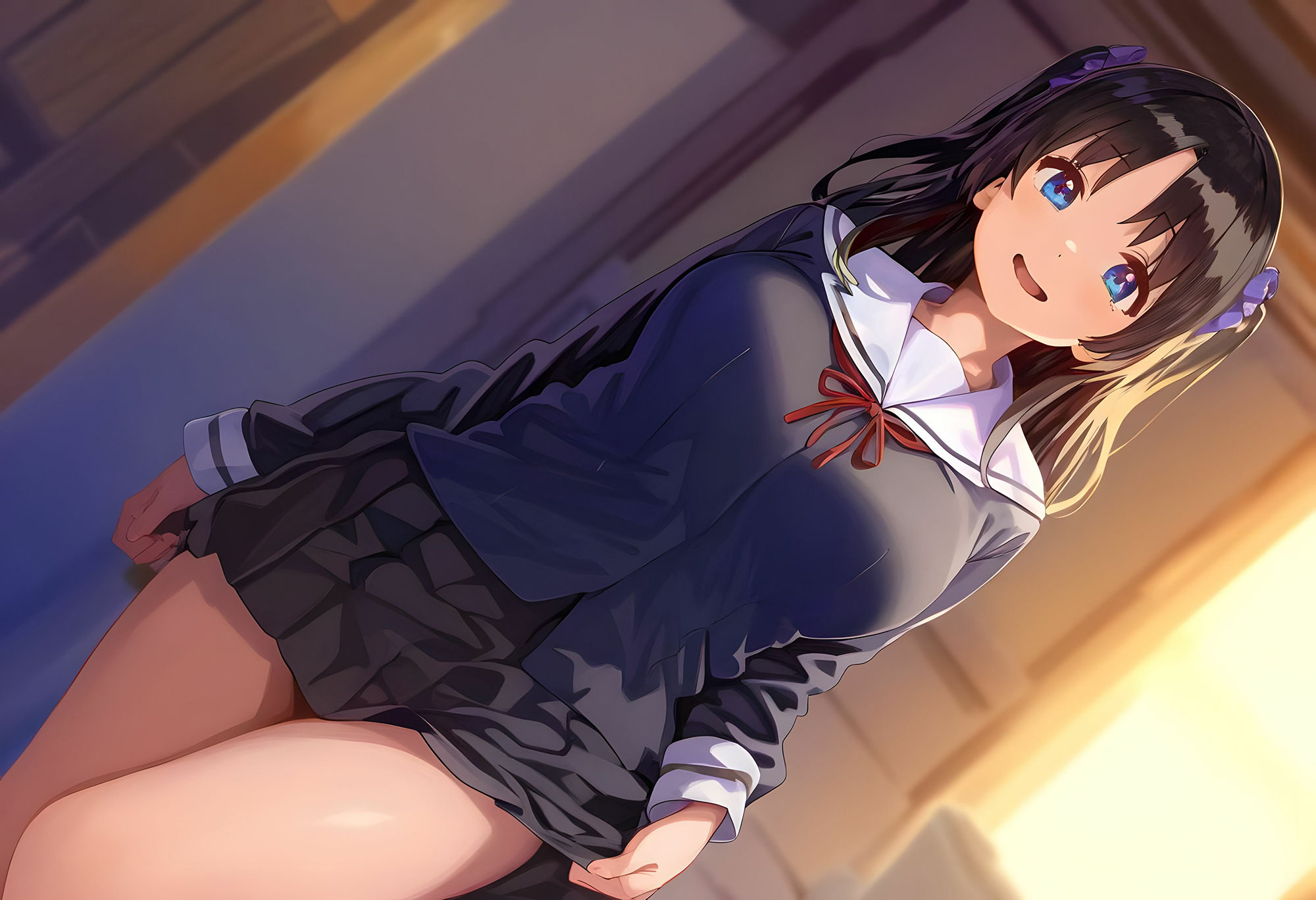 サンプル画像5:制服JKの秘密〜キミの精子、こってりしぼり取っちゃうぞ4〜(青天の霹靂) [d_452450]