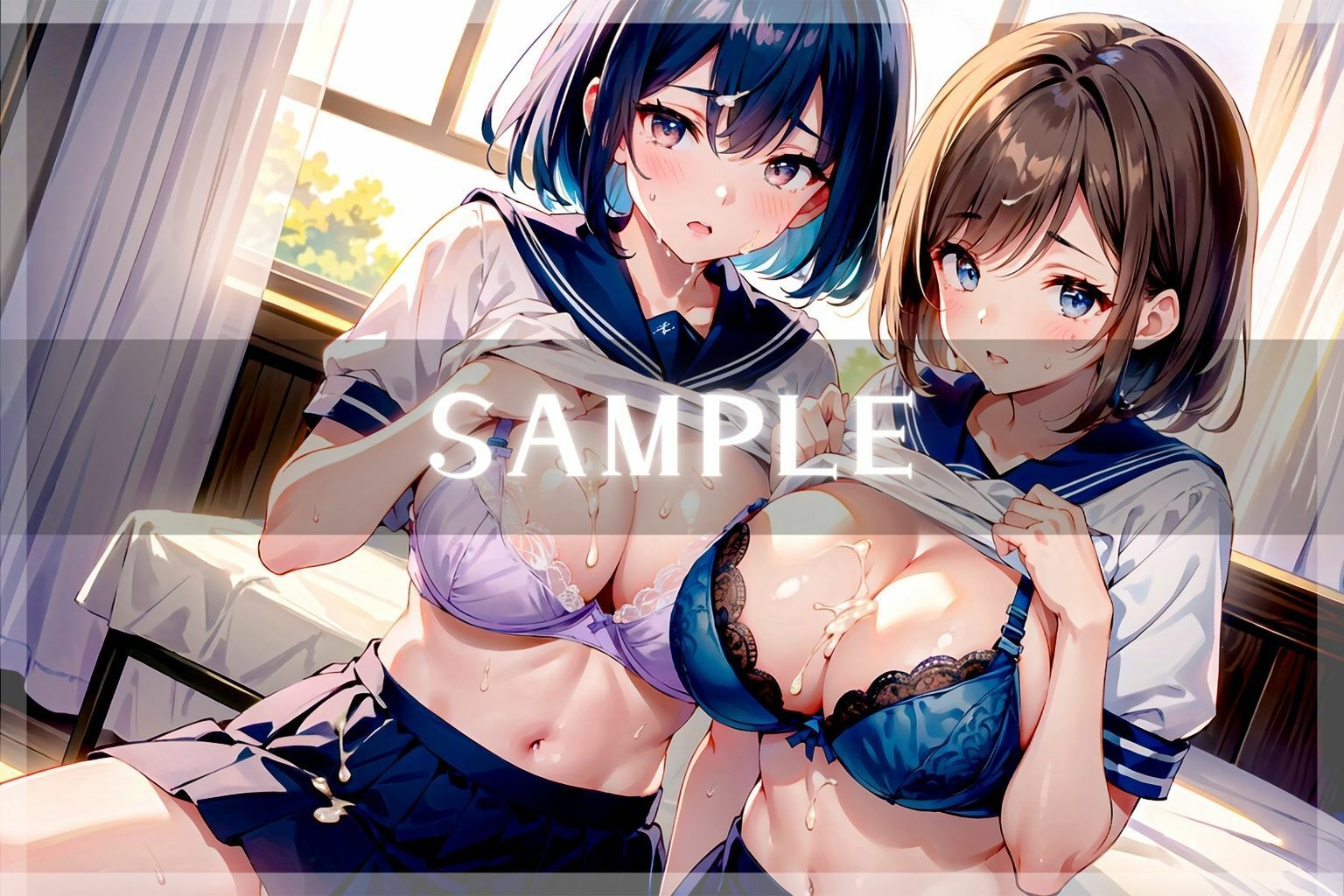 サンプル画像4:【ご奉仕価格♪】セーラー服を汚したあの日(えいあいどぉる) [d_452455]