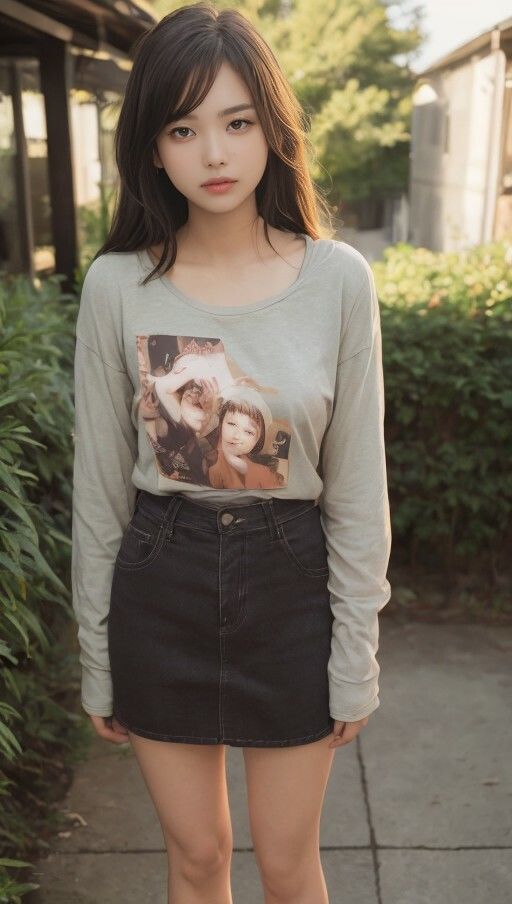 サンプル画像2:春夏服でパシャリ写真集(666のAI美女倶楽部) [d_452460]