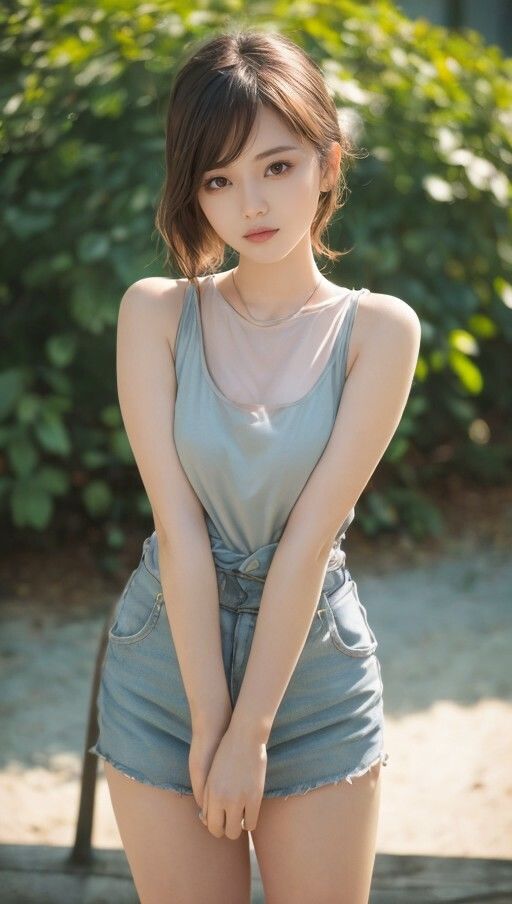 サンプル画像3:春夏服でパシャリ写真集(666のAI美女倶楽部) [d_452460]