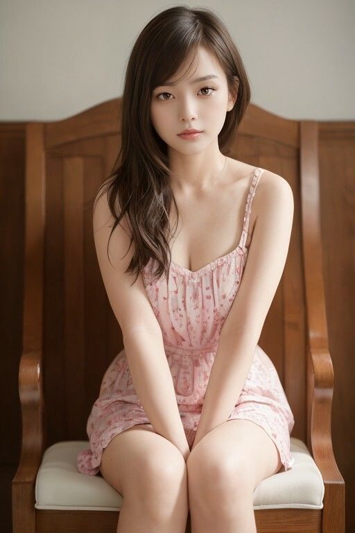 サンプル画像3:座り姿でパシャリ写真集(666のAI美女倶楽部) [d_452500]