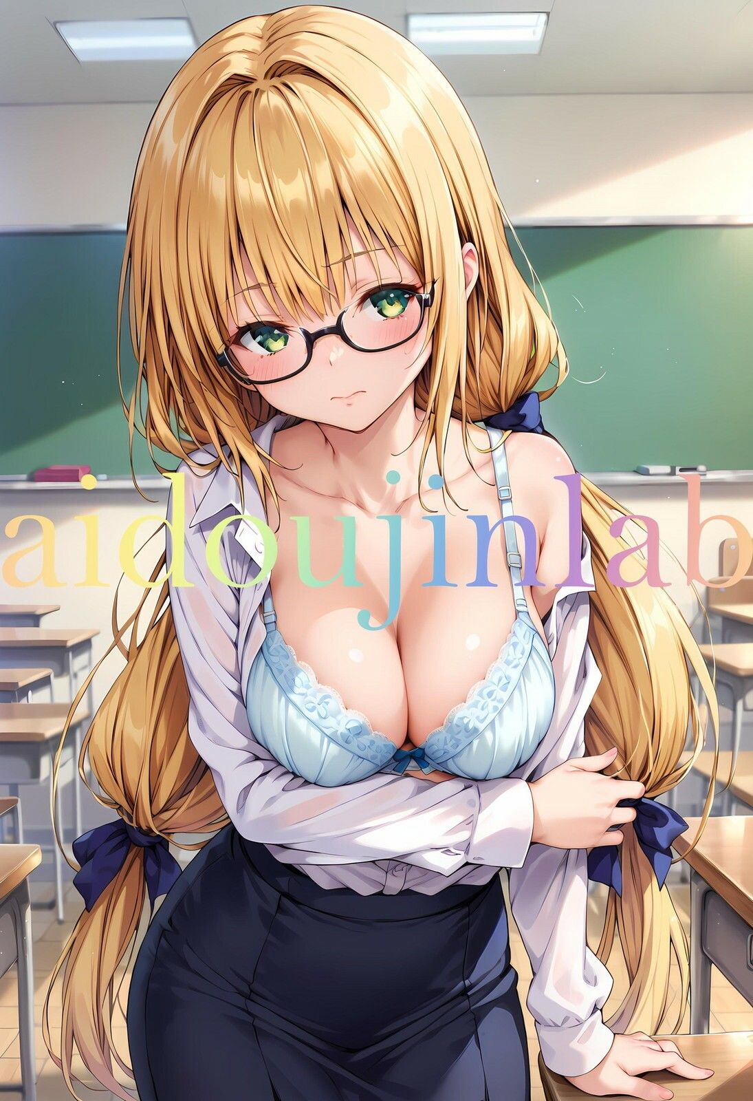 サンプル画像3:と〇ぶる 断れずに男子生徒の性処理をしてあげるテ〇アーユ先生(AI同人Lab) [d_452541]