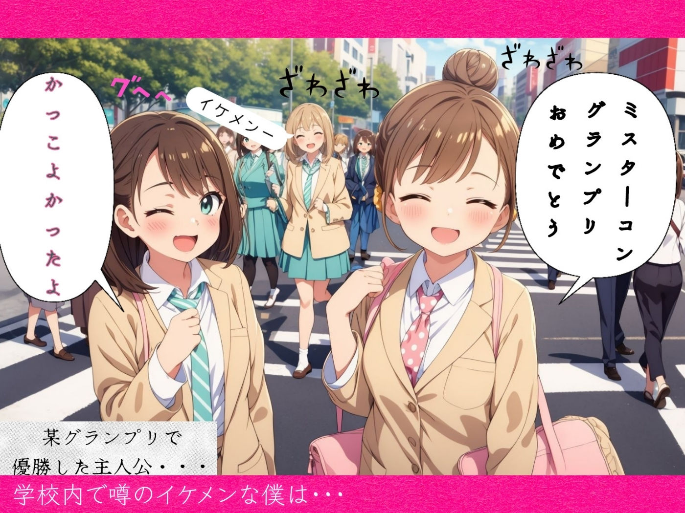 サンプル画像1:モテモテハイ◯クール〜ボクのオチンチンを狙う同級生達〜（本編＋CG集）(元アイドルマネージャー) [d_452565]