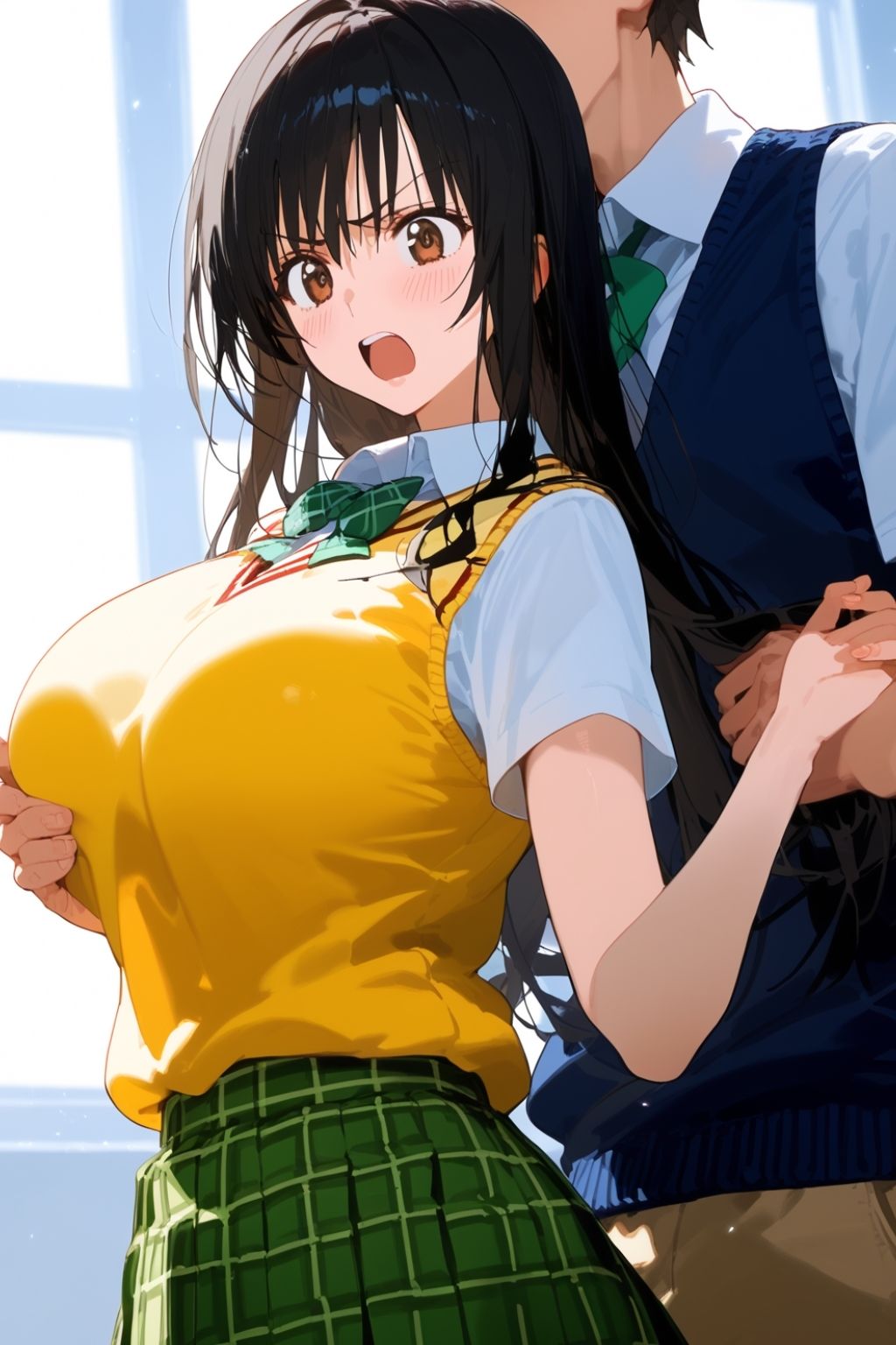 サンプル画像2:ハレンチなっ！古〇川唯CG集(AIして) [d_452583]