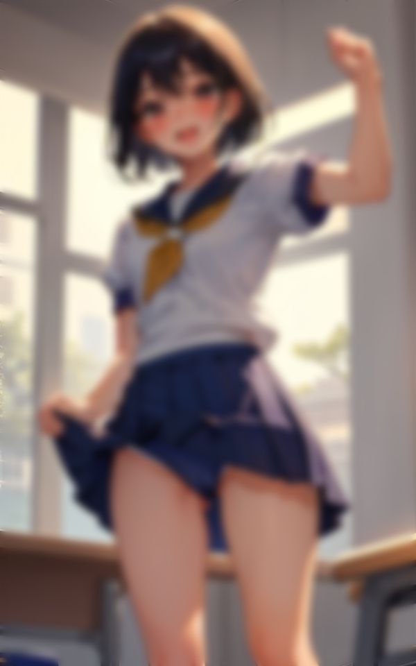 サンプル画像2:下から覗いちゃダメ！VOL.2(panpanyama＋2B) [d_452590]