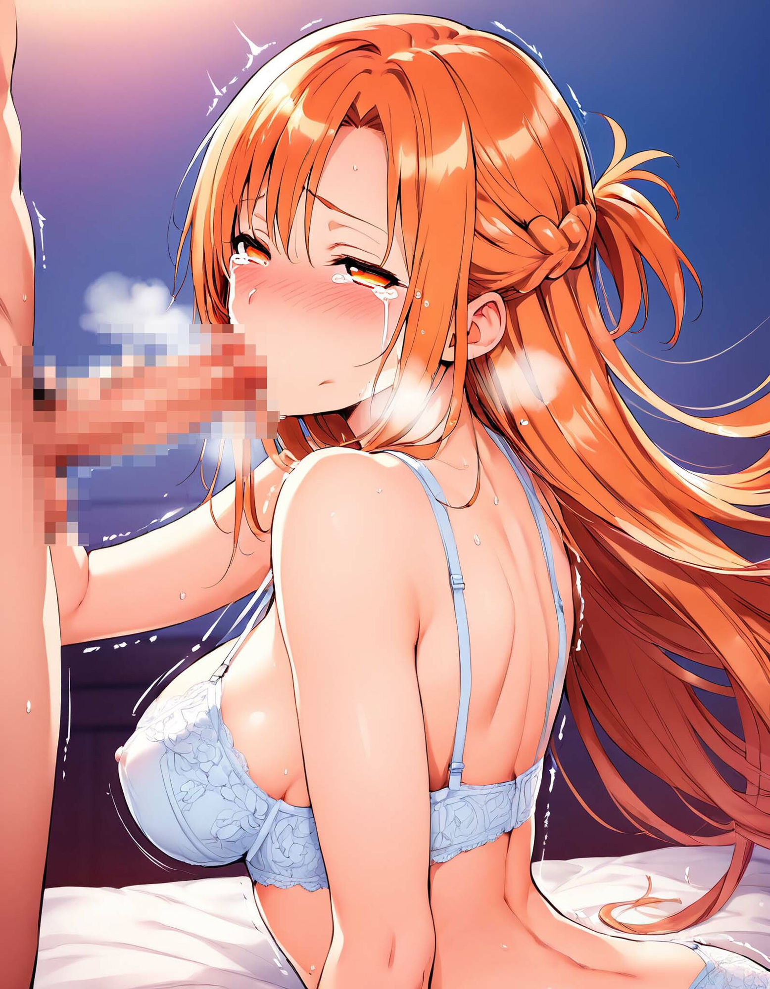 サンプル画像2:アスナちゃんをただ無慈悲に孕ませたい！(じょにー) [d_452598]