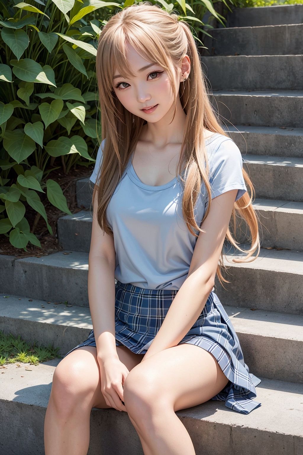 サンプル画像1:脱衣の天使たち ロングシルキー ギャル編(A_LOVE_A) [d_452615]