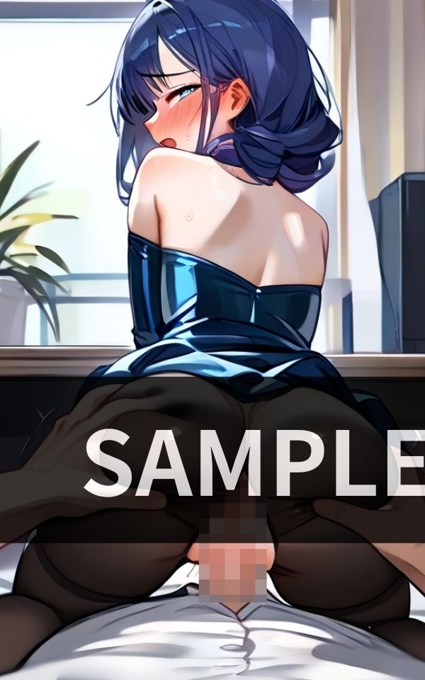 サンプル画像3:一流起業家の 仕事風景(快楽の部屋) [d_452649]